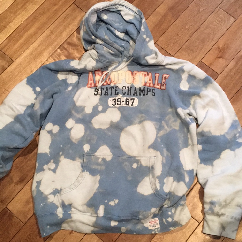 Bleach Dyed Aēropostale Hoodie